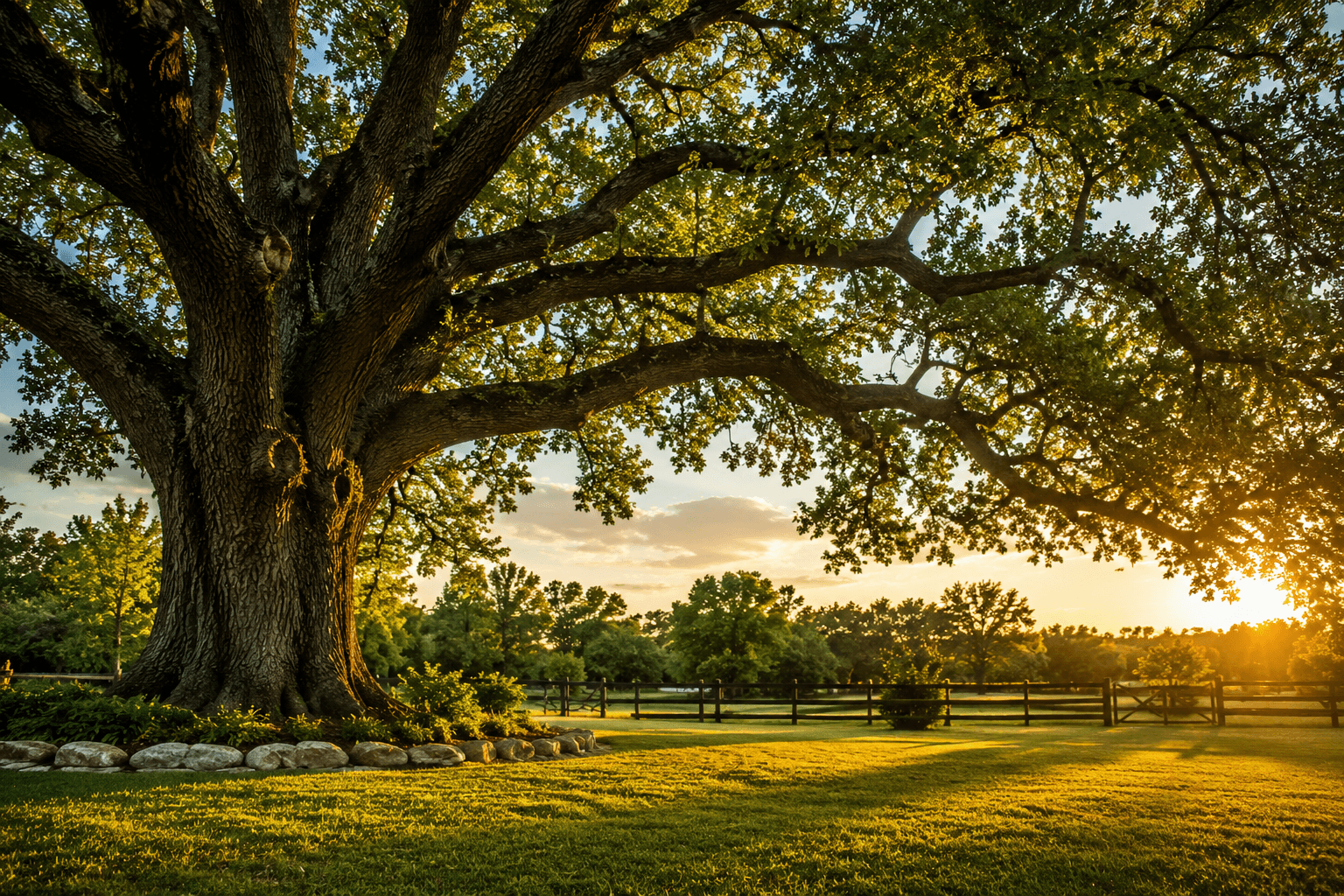 Large mature tree representing Rick's Tree Service